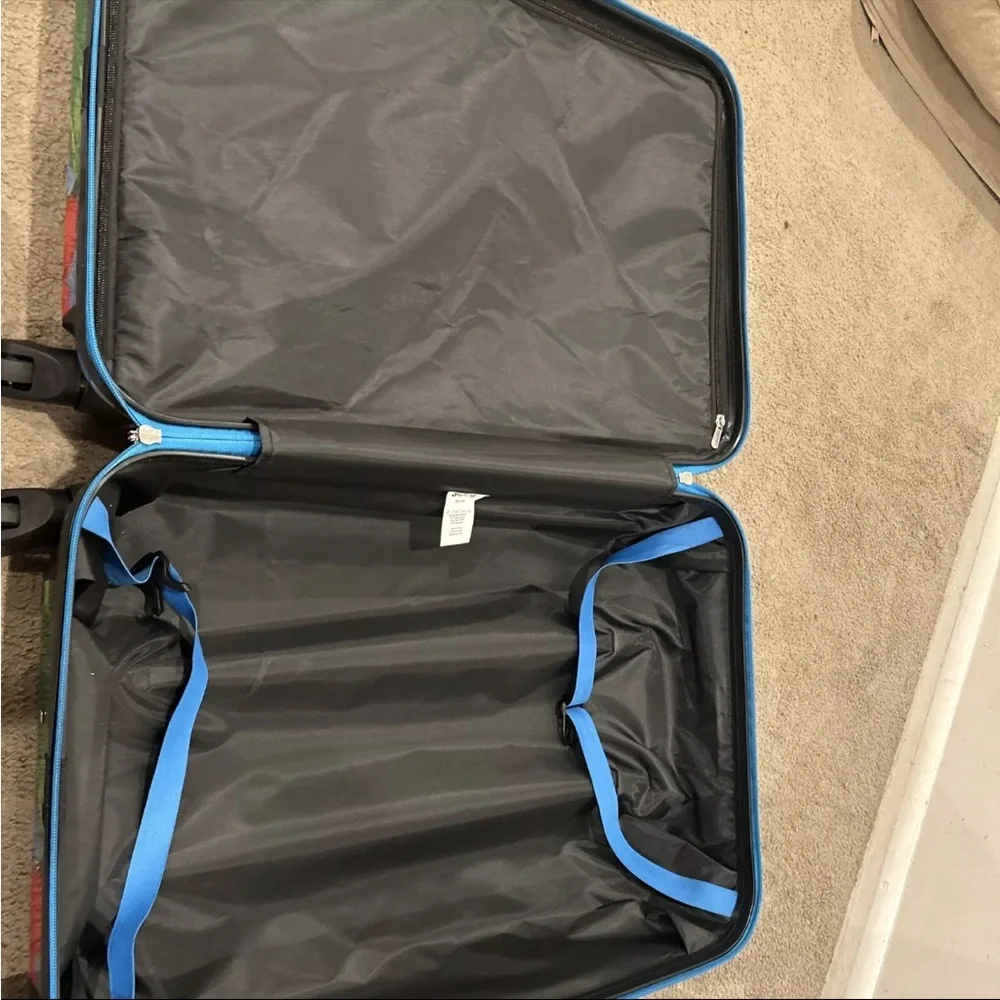Disney Lilo STITCH Hardside Luggage Suitcase Spinner Hawaiian Luau 20” & 24”
